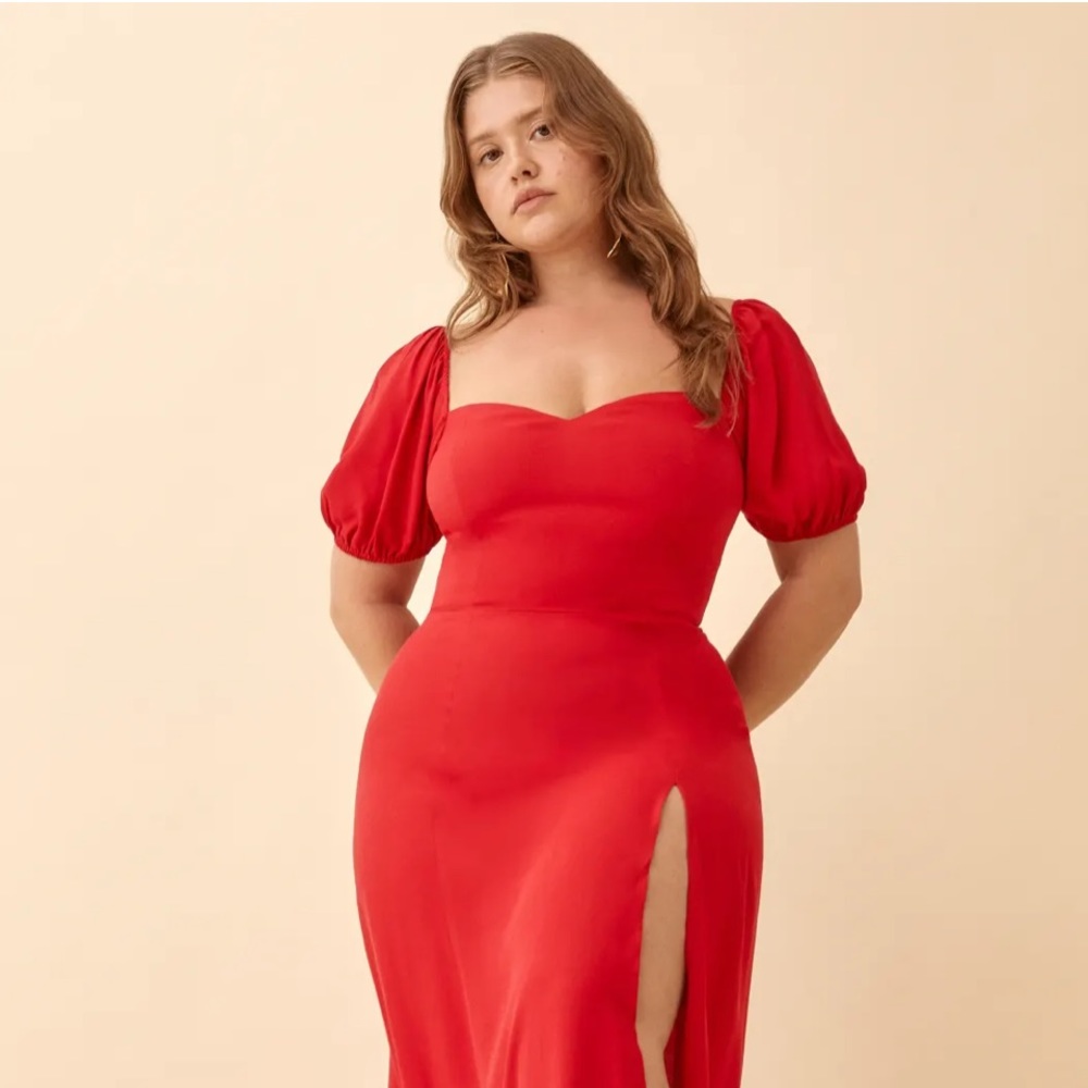 Reformation Dress // Mylah Dress // Red Dress